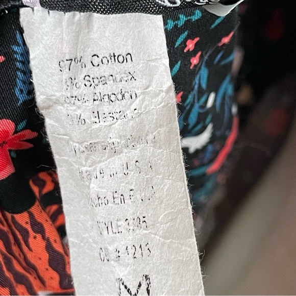 Eva Rose Fold Over Sleeveless Fit & Flare Pinup Dress Pockets Tiger Print Sz M - Picture 14 of 14